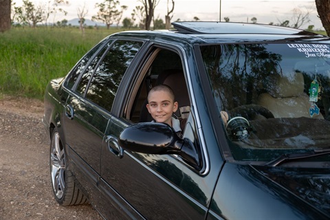 Aaron_s son Jacob with his 1995 Ford DF LTD