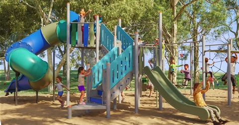 Render of Michael O'Hanlon Park playground update.JPG