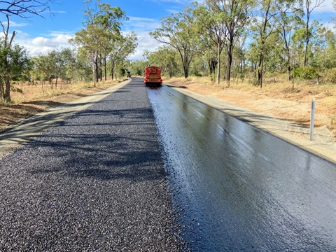 Stanwell Waruola Road works progressing